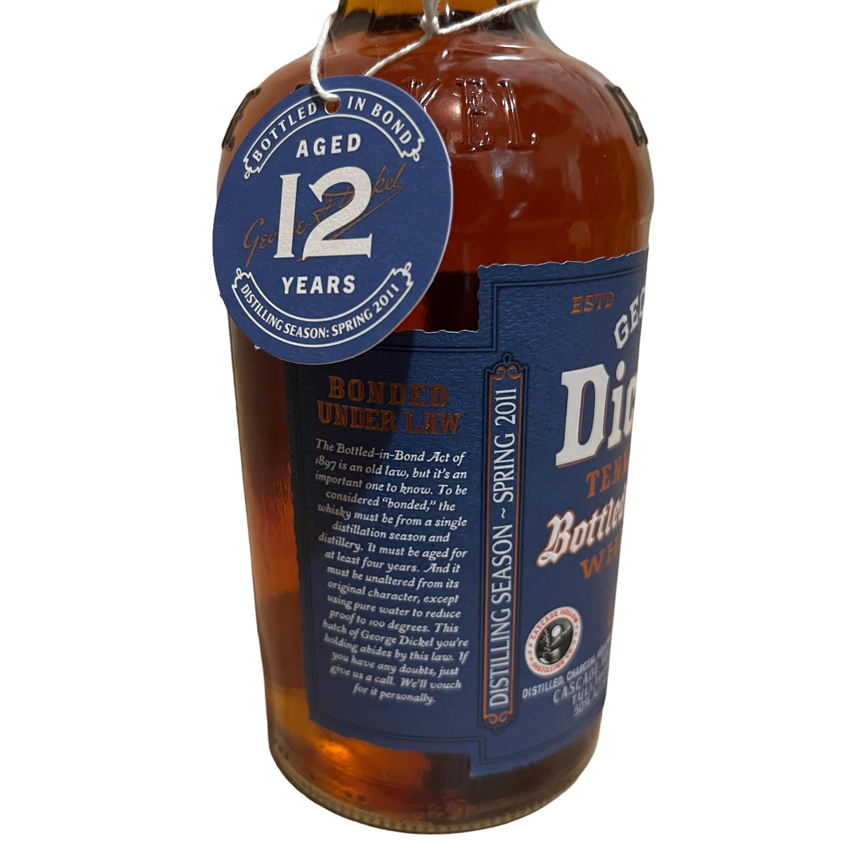 George Dickel 12 Year Bottled In Bond – Bob's Discount Liquor