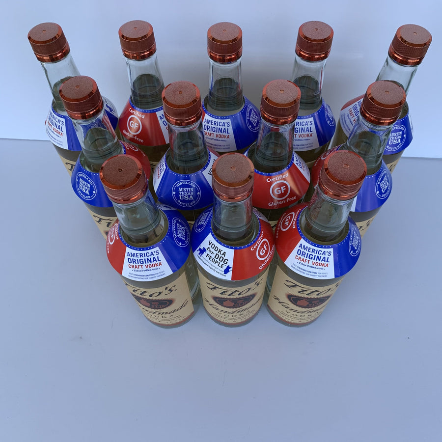 Tito's Handmade Vodka - 12 Bottle Case Deal (750 mL)