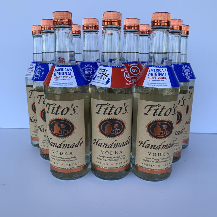 Tito's Handmade Vodka - Case Deal (12 Bottles - 750 mL)