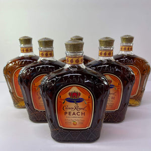 Crown Royal Peach Canadian Whisky - 6 Bottle Half Case (750 mL)