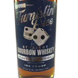 Deadwood Tumblin Dice Straight Bourbon - 100 Proof