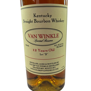 Van Winkle Special Reserve Lot "B" 12 Year Old Bourbon