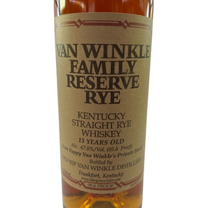Van Winkle Family Reserve Rye - 13 Year