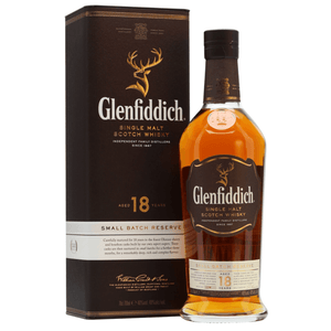Glenfiddich 18 Year Old Single Malt Scotch Whiskey Whiskey Glenfiddich 