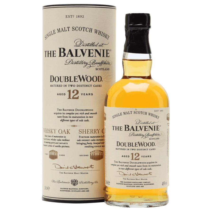The Balvenie DoubleWood 12 Year Single Malt Scotch Whiskey Whiskey Balvenie 