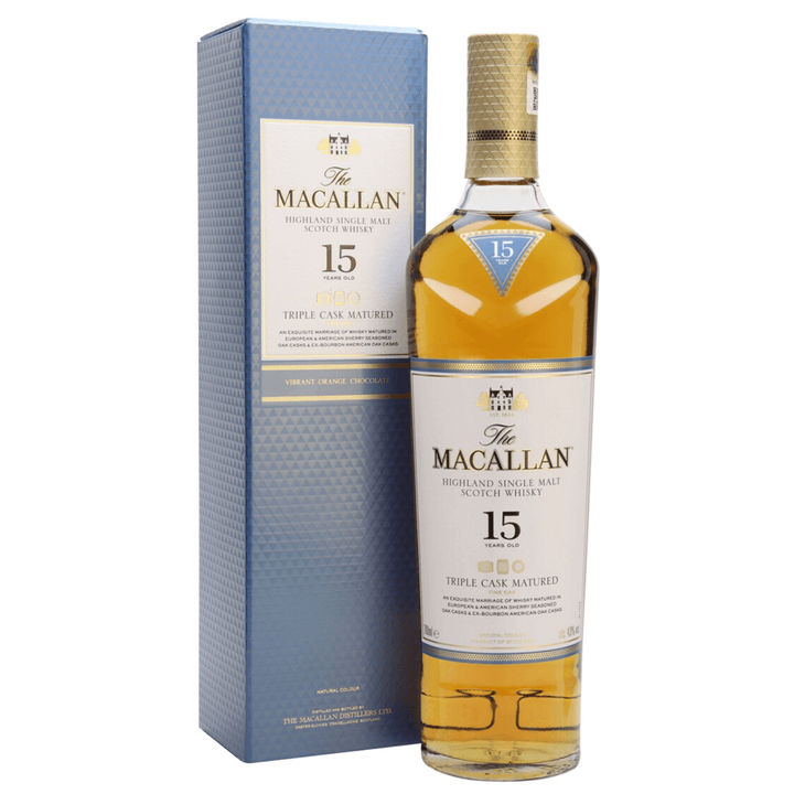 Macallan 15 Year Single Malt Scotch Whiskey Whiskey Macallan 