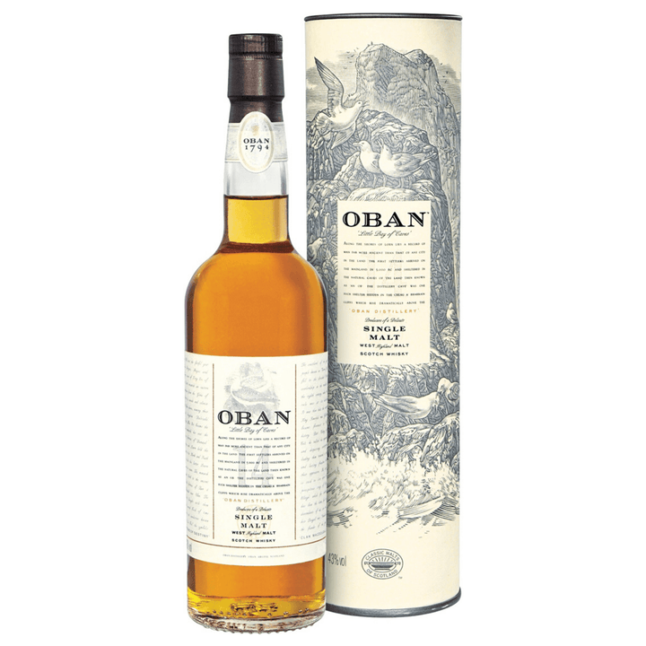 Oban 14 Year Old Single Malt Scotch Whiskey Whiskey Oban 