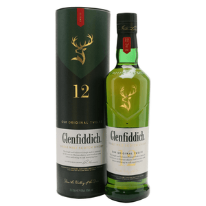 Glenfiddich 12 Year Old Single Malt Scotch Whiskey Whiskey Glenfiddich 