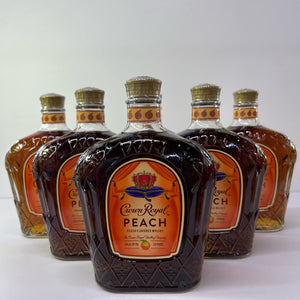 Crown Royal Peach Whisky - 6 Bottle Half Case (750 mL)
