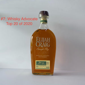 elijah craigh rye whiskey
