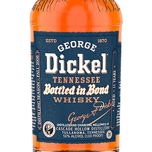 George Dickel 11 Yr - Bottled in Bond Tennessee Whisky