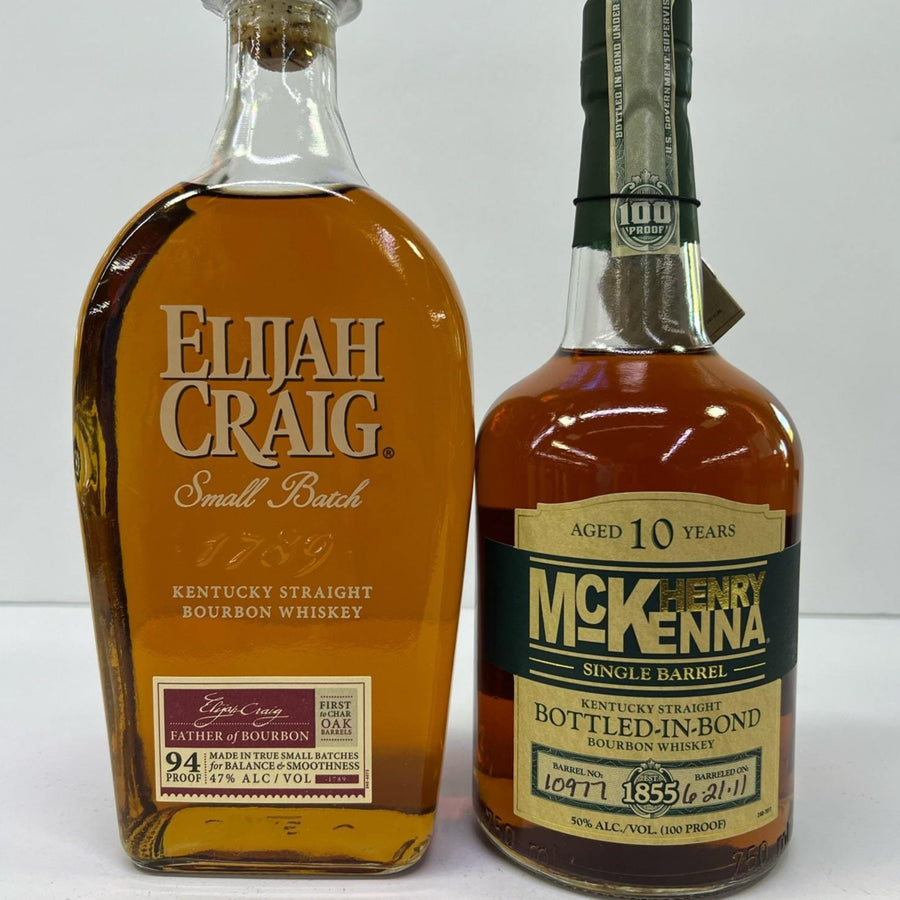 Henry McKenna 10 Year Bourbon & Elijah Craig
