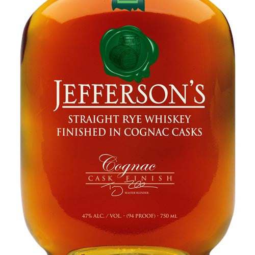 Jefferson's Cognac Cask Finish Rye Whiskey