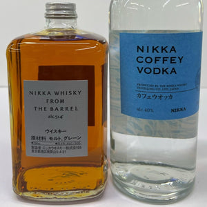 Nikka Whiskey From The Barrel & Coffey Vodka - Combo