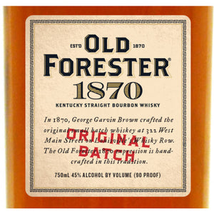 Old Forester 1870 Original Batch Bourbon Whiskey 750ml